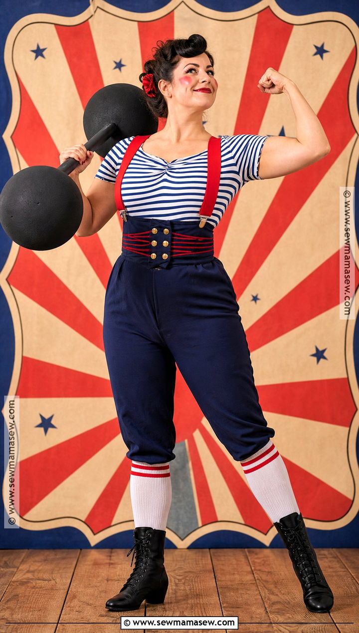 Vintage Circus Strongperson Costume - 40 non basic halloween costumes
