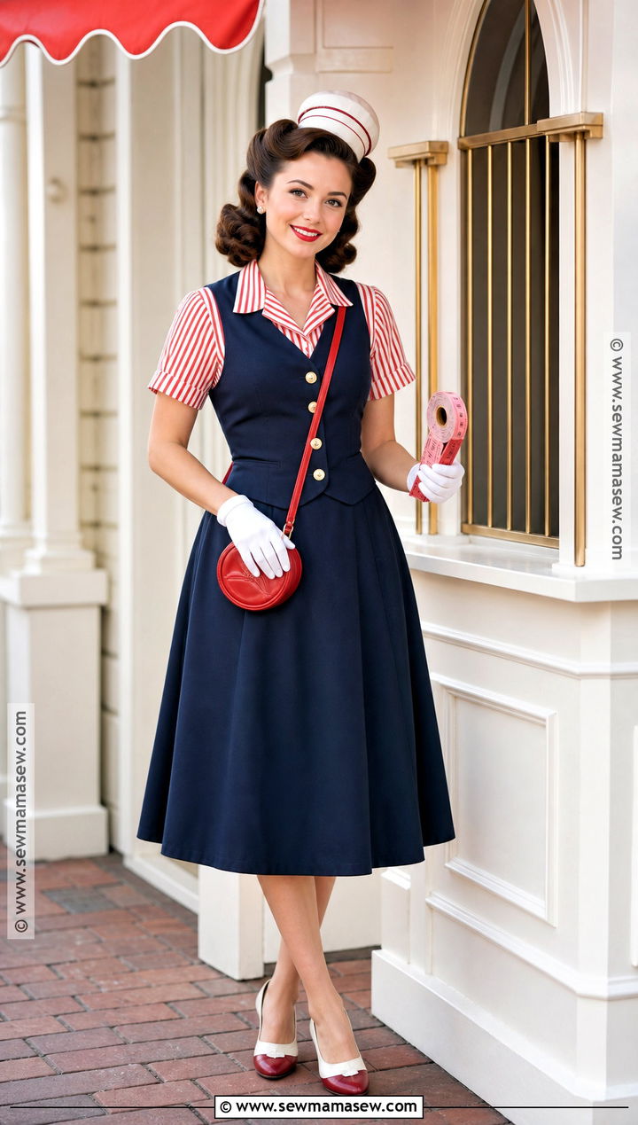 Vintage Circus Ticket Seller Costume - 30 Circus Costume Ideas for Women