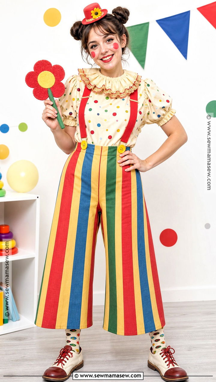 Vintage Clown Costume - 30 dress up party ideas