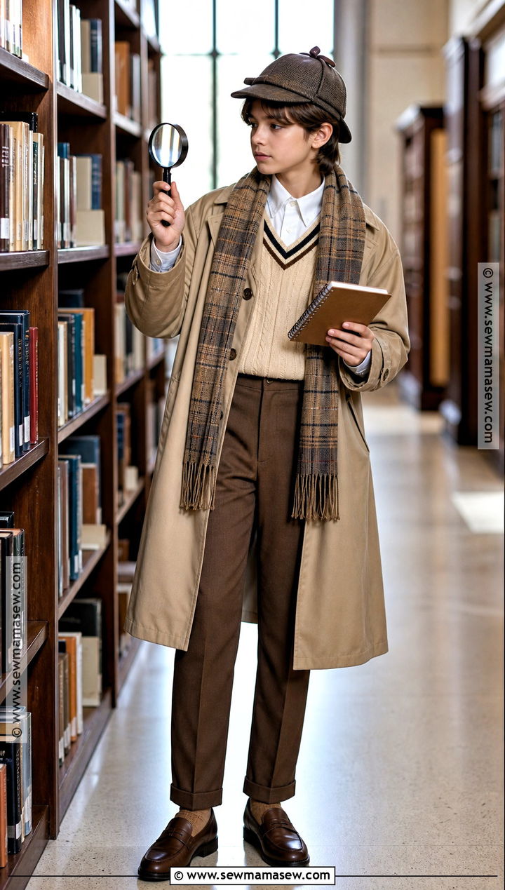 Vintage Detective Costume - 40 teen halloween costumes