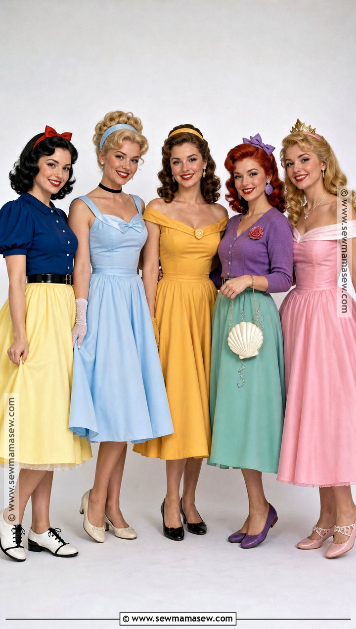 Vintage Disney Princess Group Costume - 30 disney princess group costumes