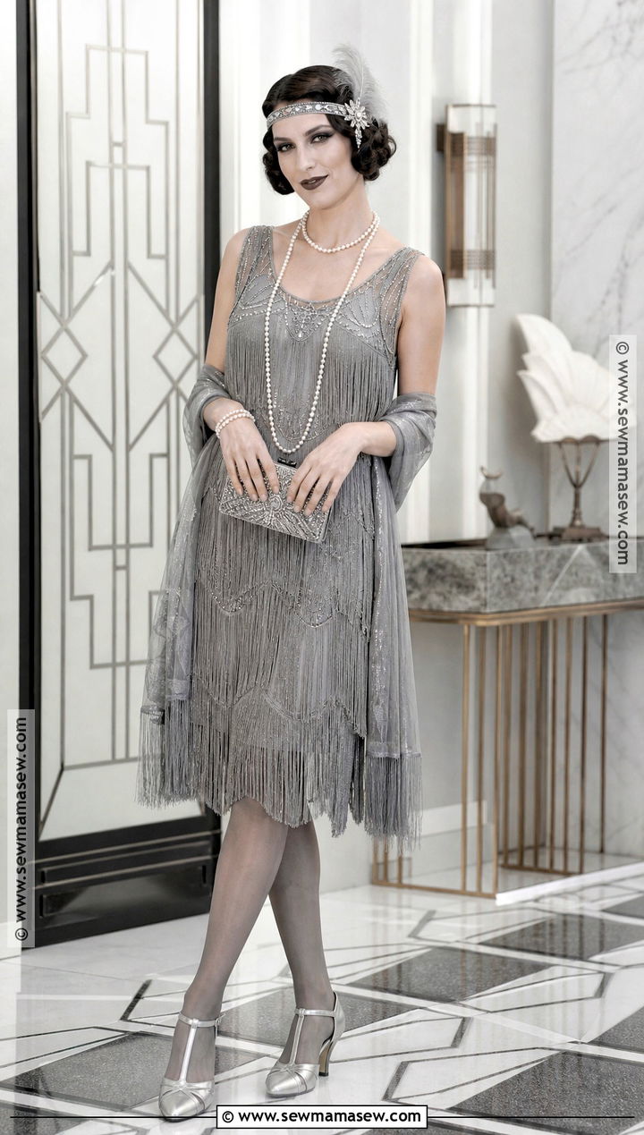 Vintage Flapper Ghost Halloween Dress - 30 halloween dress ideas