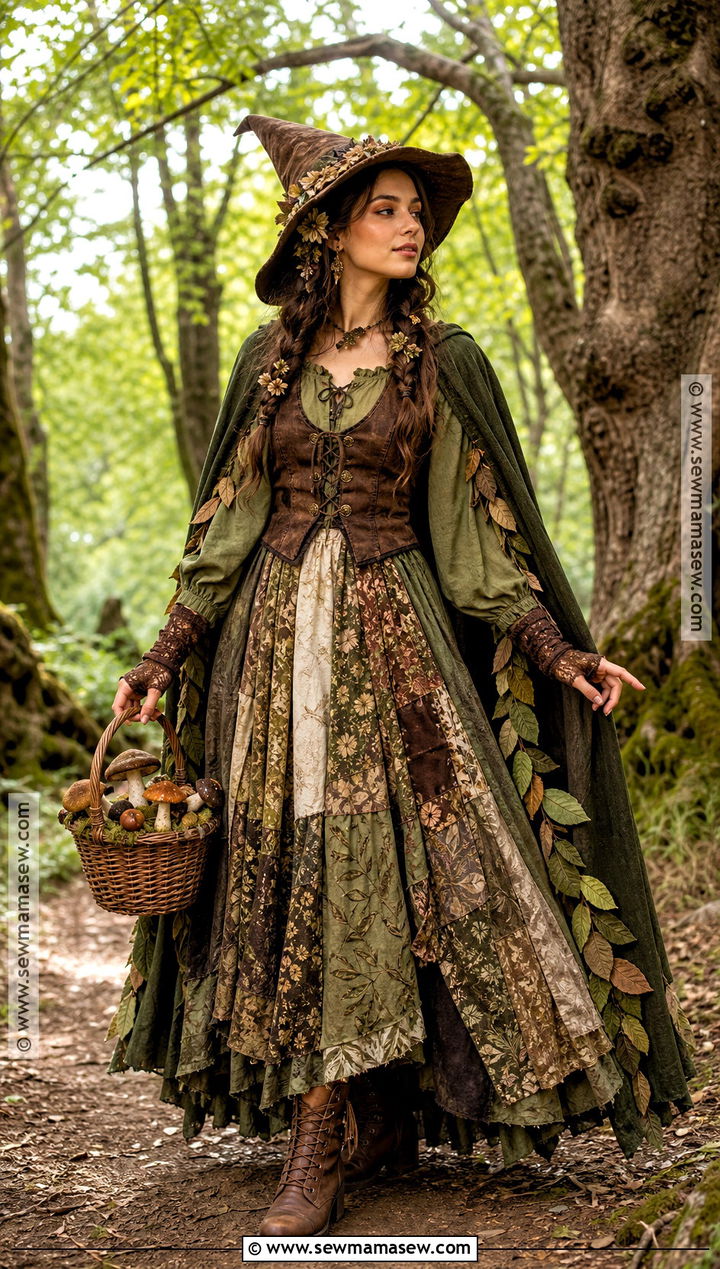 Vintage Forest Witch Costume - 30 Vintage Witch Costume Ideas