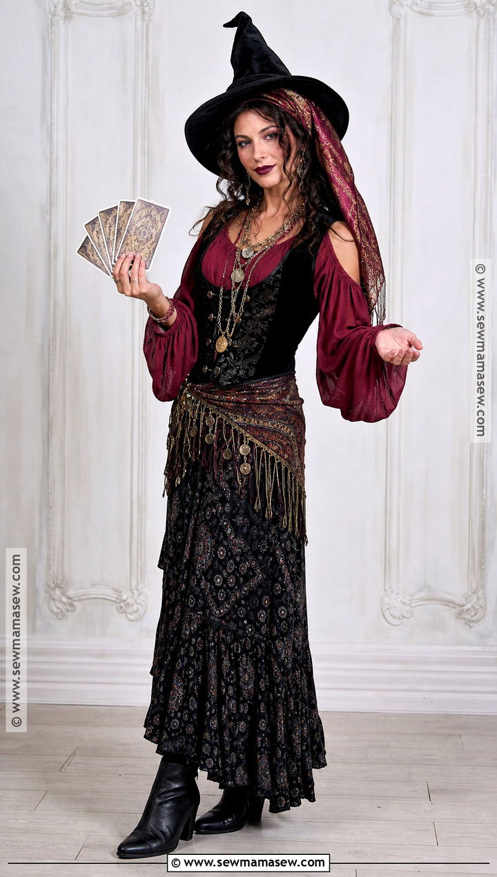 Vintage Fortune Teller Witch Costume - 30 Vintage Witch Costume Ideas