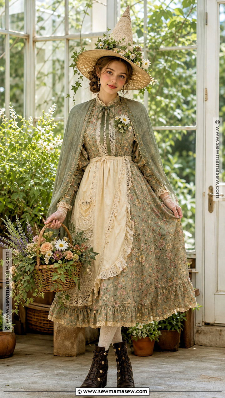 Vintage Garden Witch Costume - 30 Vintage Witch Costume Ideas