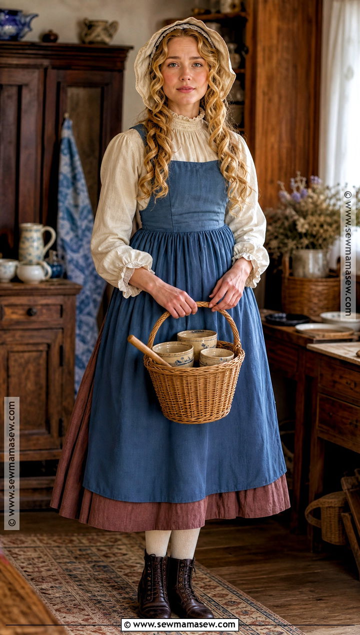 Vintage Goldie Locks Costume With Pinafore - 35 goldie locks costume ideas