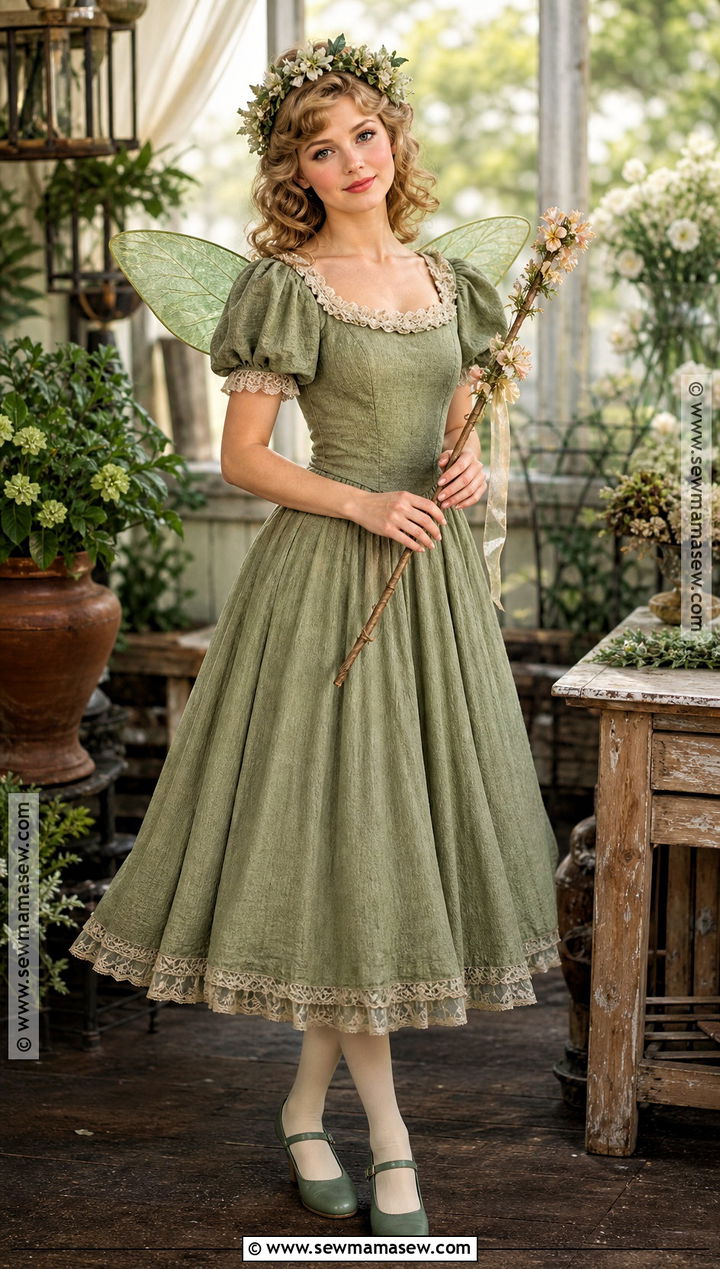 Vintage Green Fairy Costume - 30 Green Fairy Costume Ideas