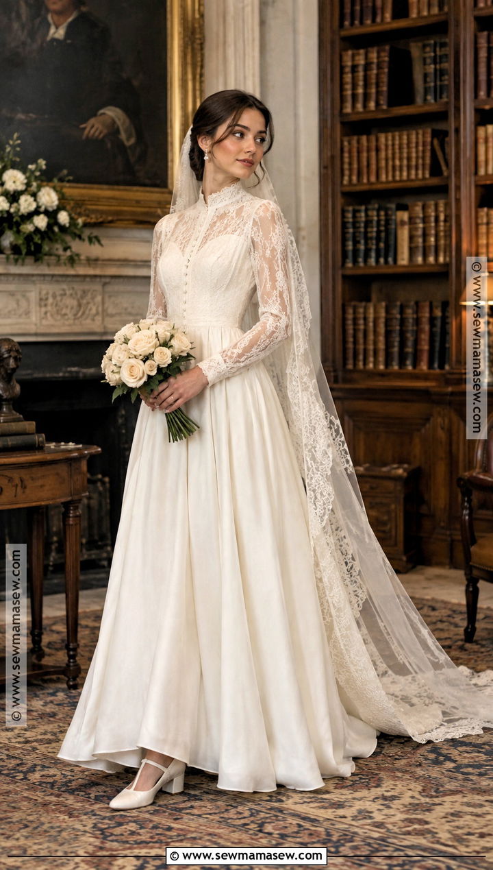 Vintage Long Sleeve Fall Wedding Dress - 20 long sleeve fall wedding dress ideas