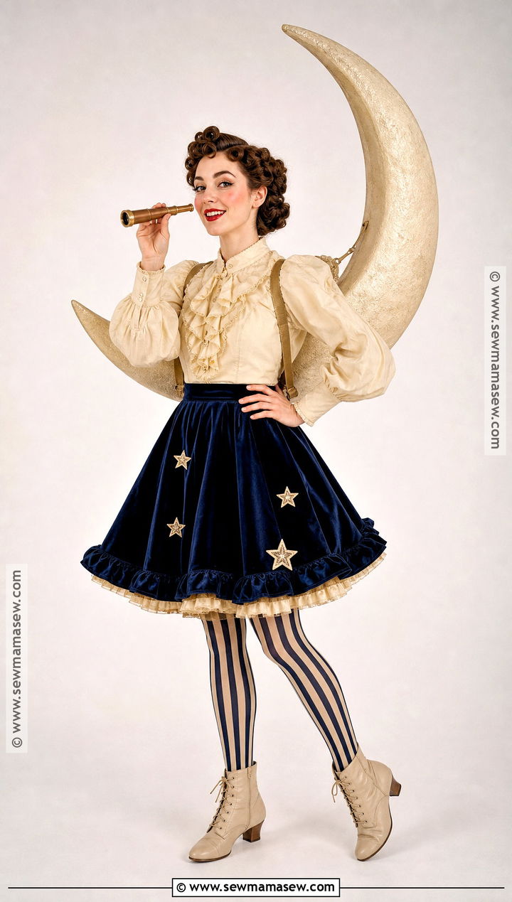 Vintage Moon Performer Costume - 40 non basic halloween costumes