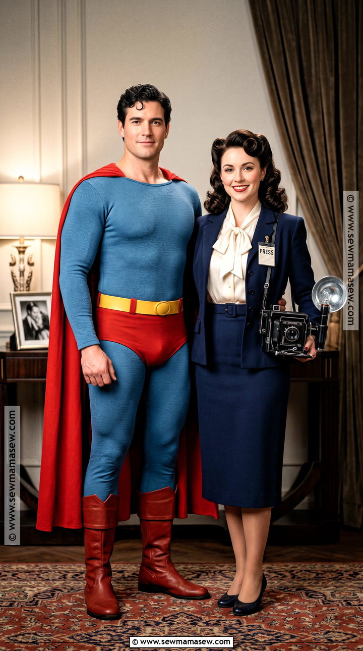 Vintage Movie Superman And Lois Lane Costume - 35 superman and lois lane costume ideas