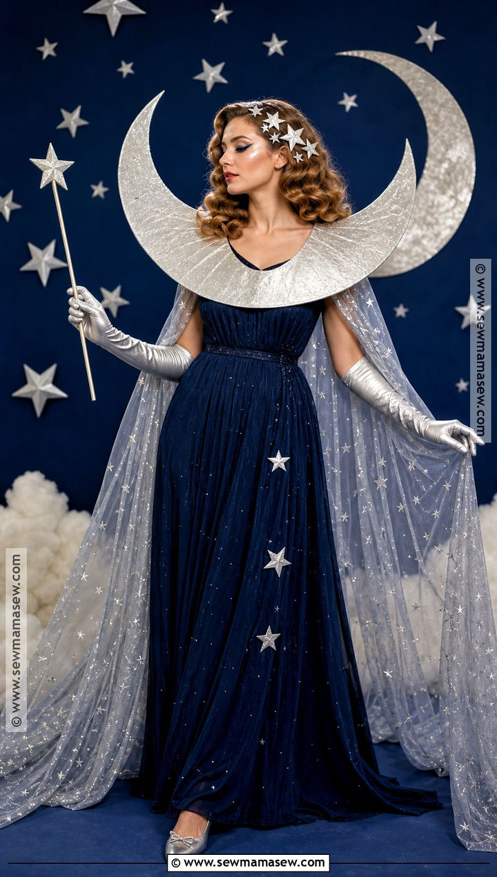 Vintage Paper Moon Costume - 35 vintage halloween costume ideas