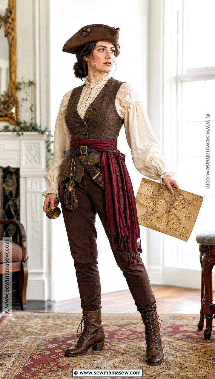 Vintage Pirate Costume - 35 easy pirate costume ideas