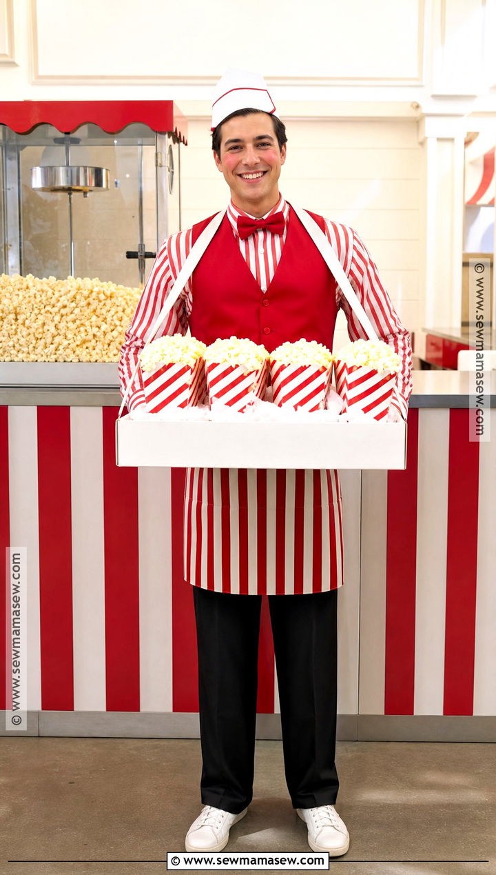 Vintage Popcorn Vendor Circus Costume - 30 circus costumes