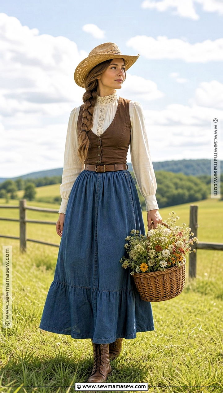 Vintage Prairie Cowboy Costume - 35 cowboy costume women's ideas
