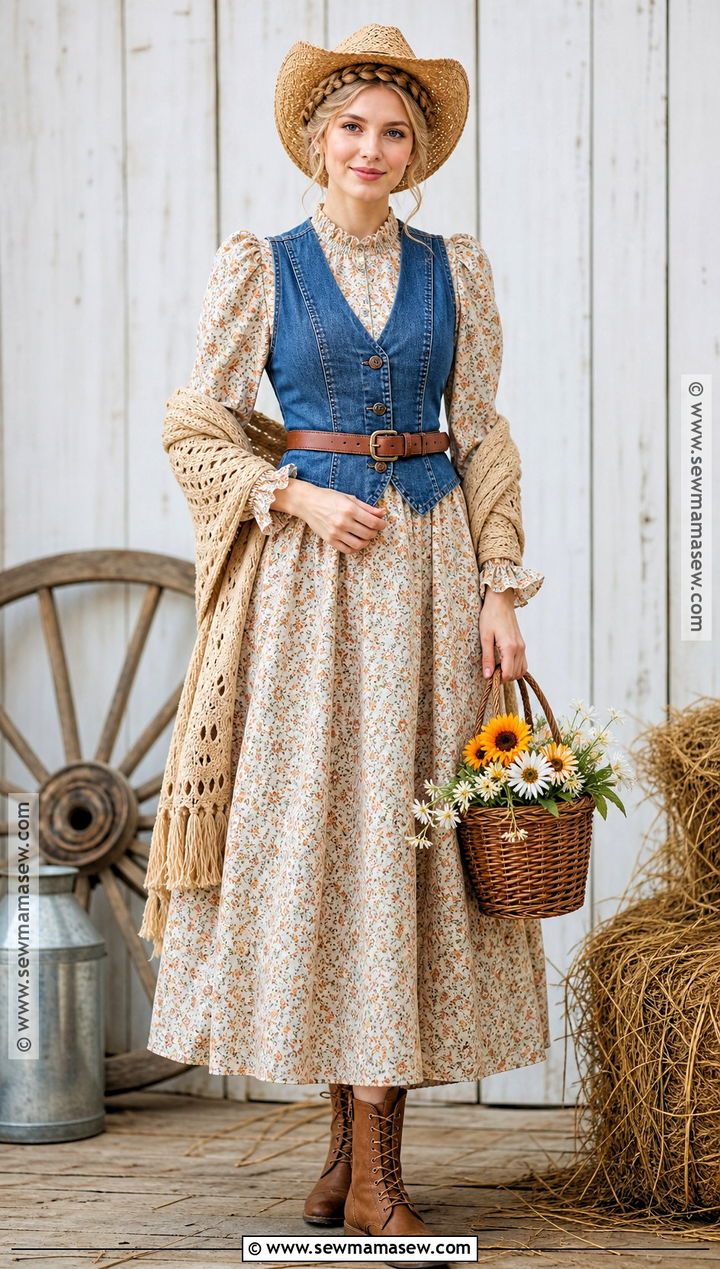 Vintage Prairie Cowgirl Outfit - 30 Cow Girl Outfits Ideas Halloween