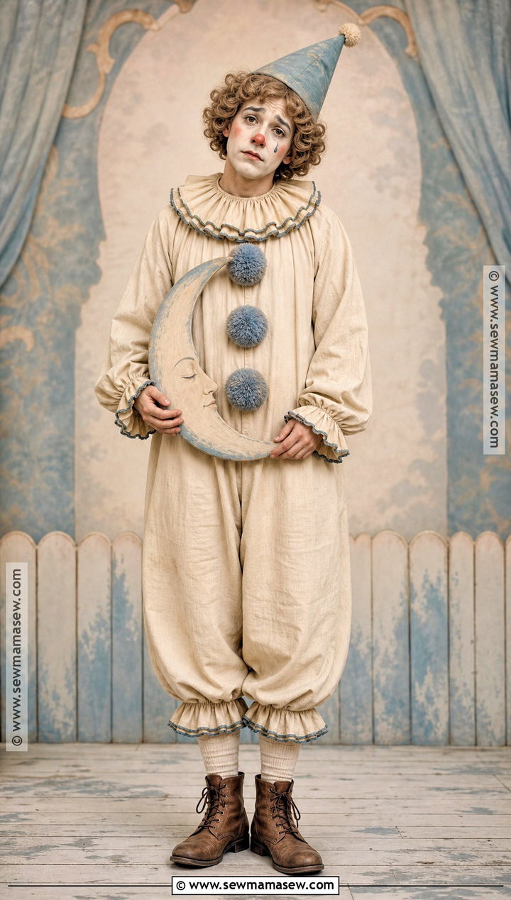 Vintage Sad Circus Clown Costume - 30 circus clown costume ideas