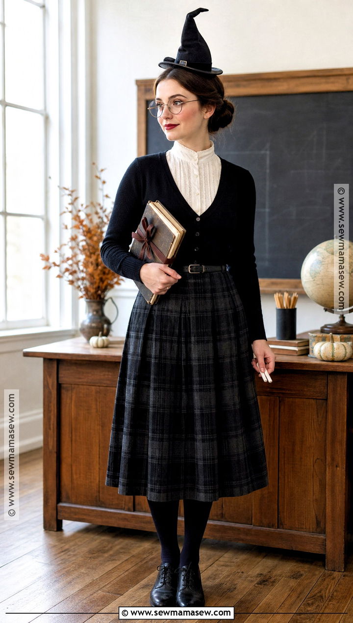 Vintage Schoolteacher Witch Costume - 30 Vintage Witch Costume Ideas