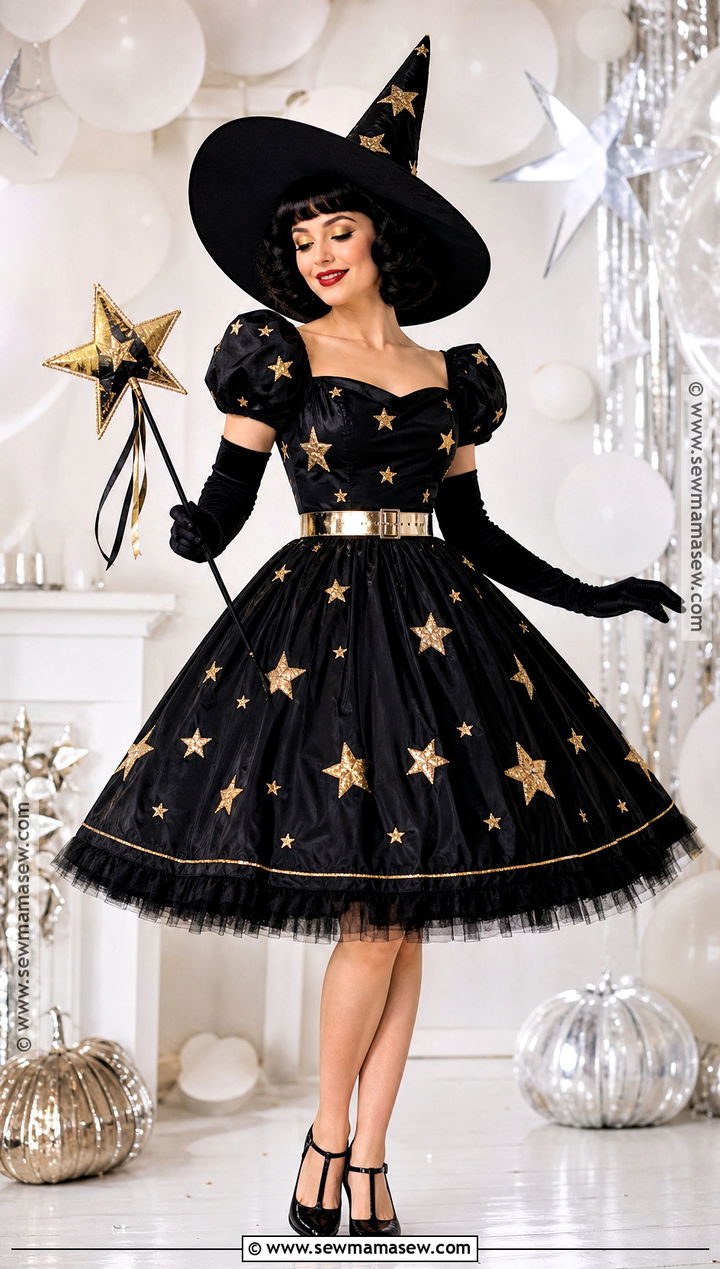 Vintage Star Witch Costume - 30 Vintage Witch Costume Ideas
