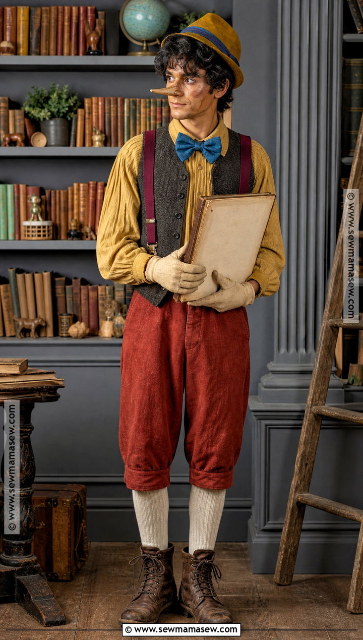 Vintage Storybook Pinocchio Costume - 30 pinocchio costume ideas