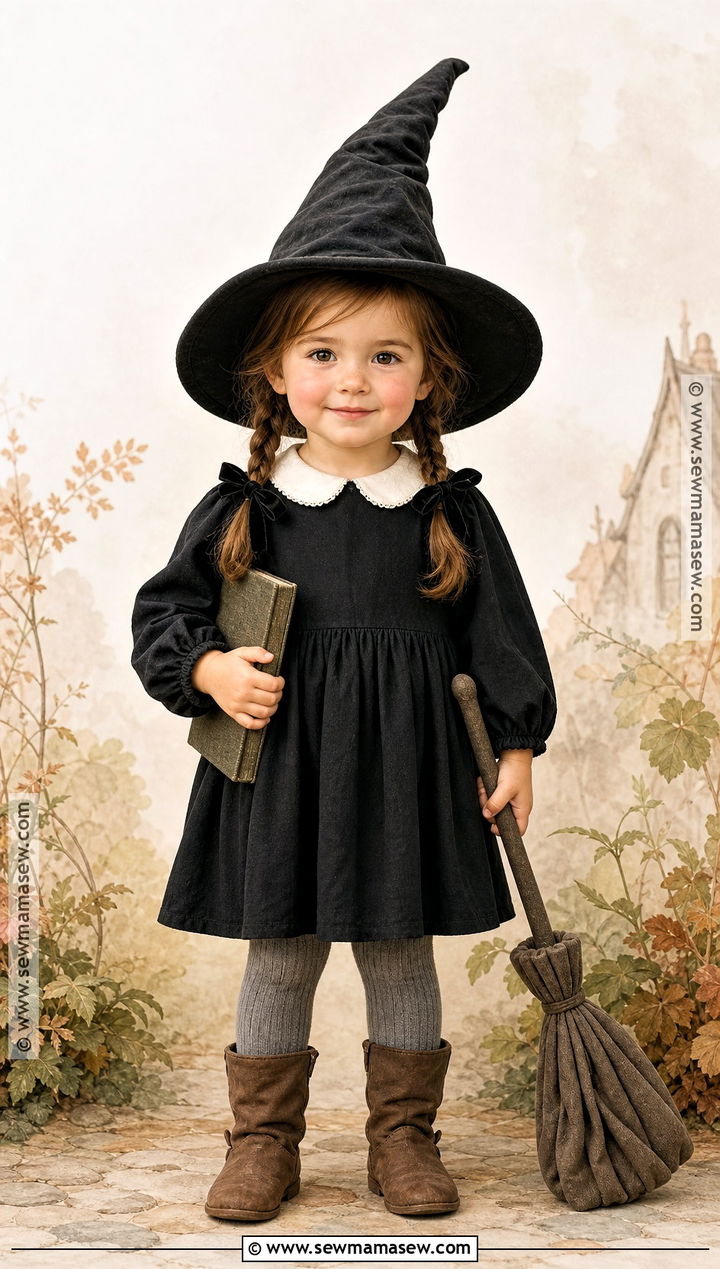 Vintage Storybook Toddler Witch Costume - 30 toddler witch costumes