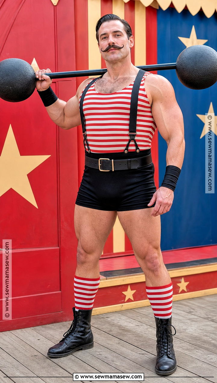 Vintage Strongman Circus Costume - 30 circus costumes