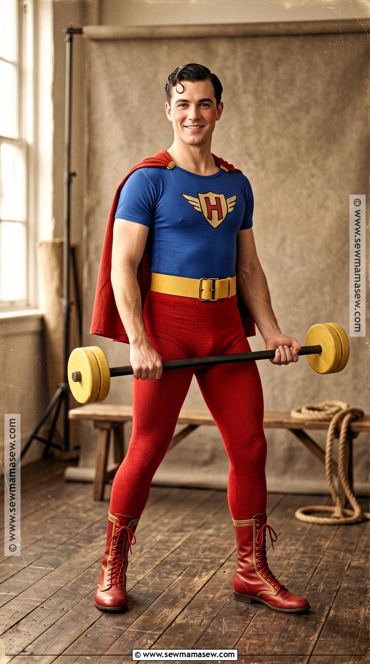 Vintage Strongman Superman Cosplay - 30 superman cosplay ideas