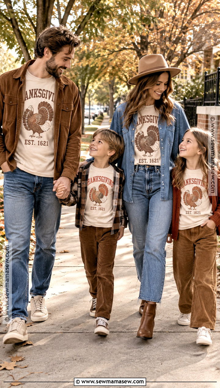 Vintage Thanksgiving Shirt Outfit - 20 Thanksgiving Shirts for Family