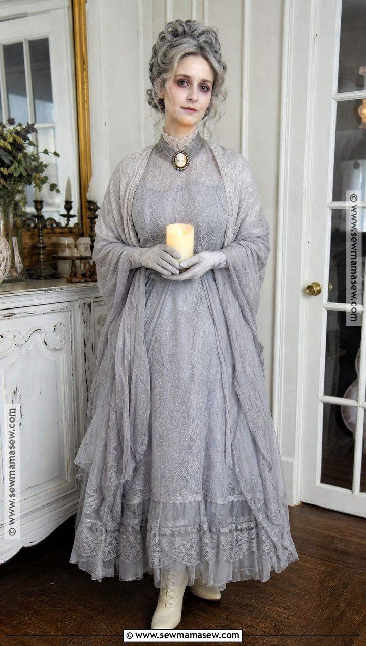 Vintage Victorian Ghost Costume - 30 Halloween Costumes Ghost