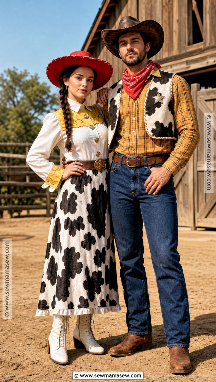 Vintage Western Jessie And Woody Costume - 30 Jessie And Woody Costumes for Couples