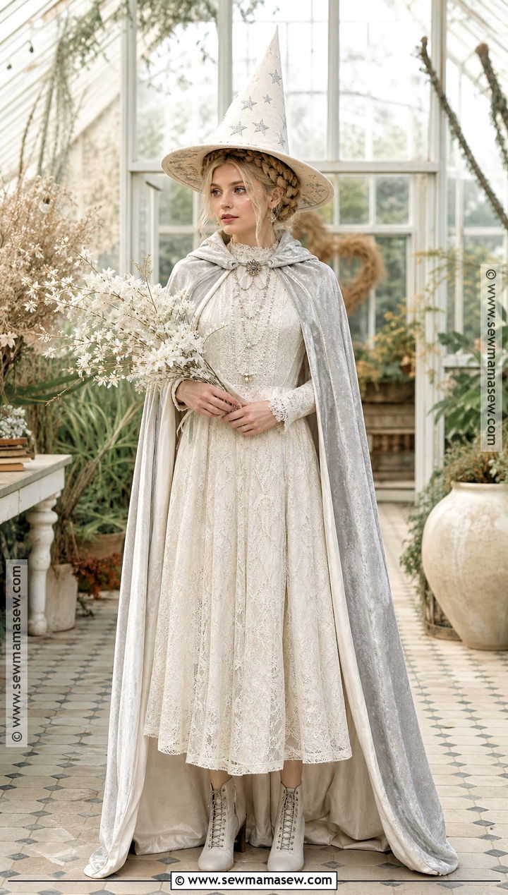 Vintage White Witch Costume - 30 Vintage Witch Costume Ideas