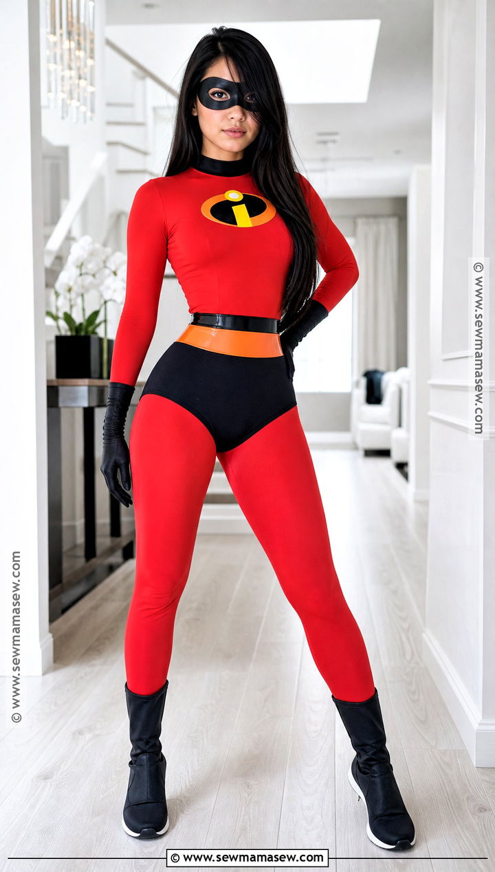 Violet Parr Costume With Black Headband - 40 halloween costumes black hair