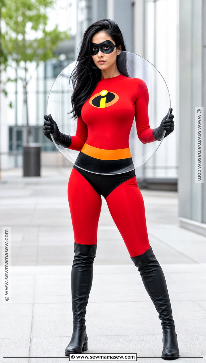 Violet Parr Costume With Long Black Hair - 30 black hair halloween costumes ideas