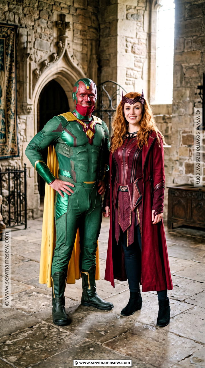 Vision And Scarlet Witch Couple Costume - 40 superhero costume ideas
