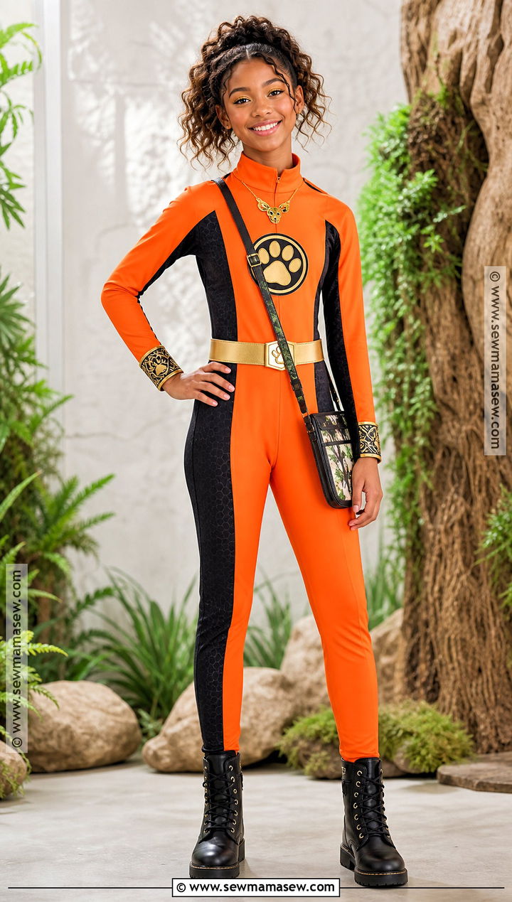 Vixen Costume With Orange Jumpsuit - 30 girl superhero costumes