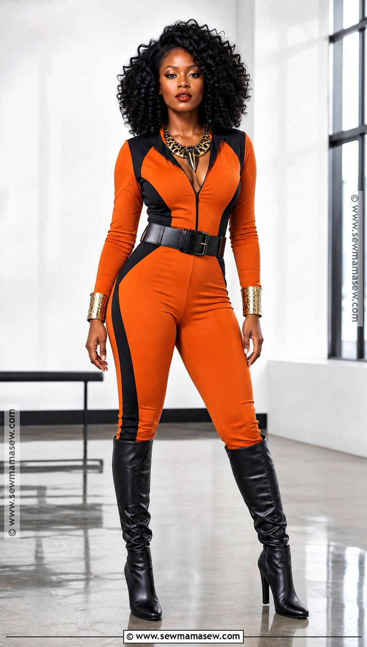 Vixen Costume With Orange Jumpsuit - 30 dc costumes for females