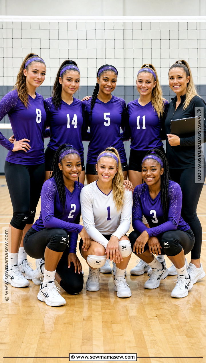 Volleyball Team Costume With Knee Pads - 30 team costume ideas sports