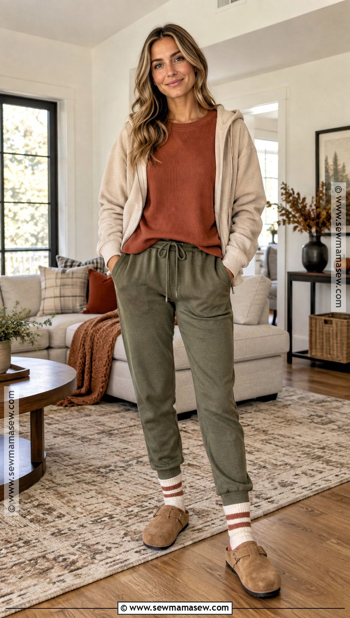 Waffle Knit Top And Jogger Pyjamas - 20 fall pyjamas ideas