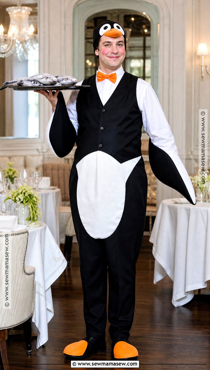 Waiter Penguin Costume - 35 penguin costume ideas