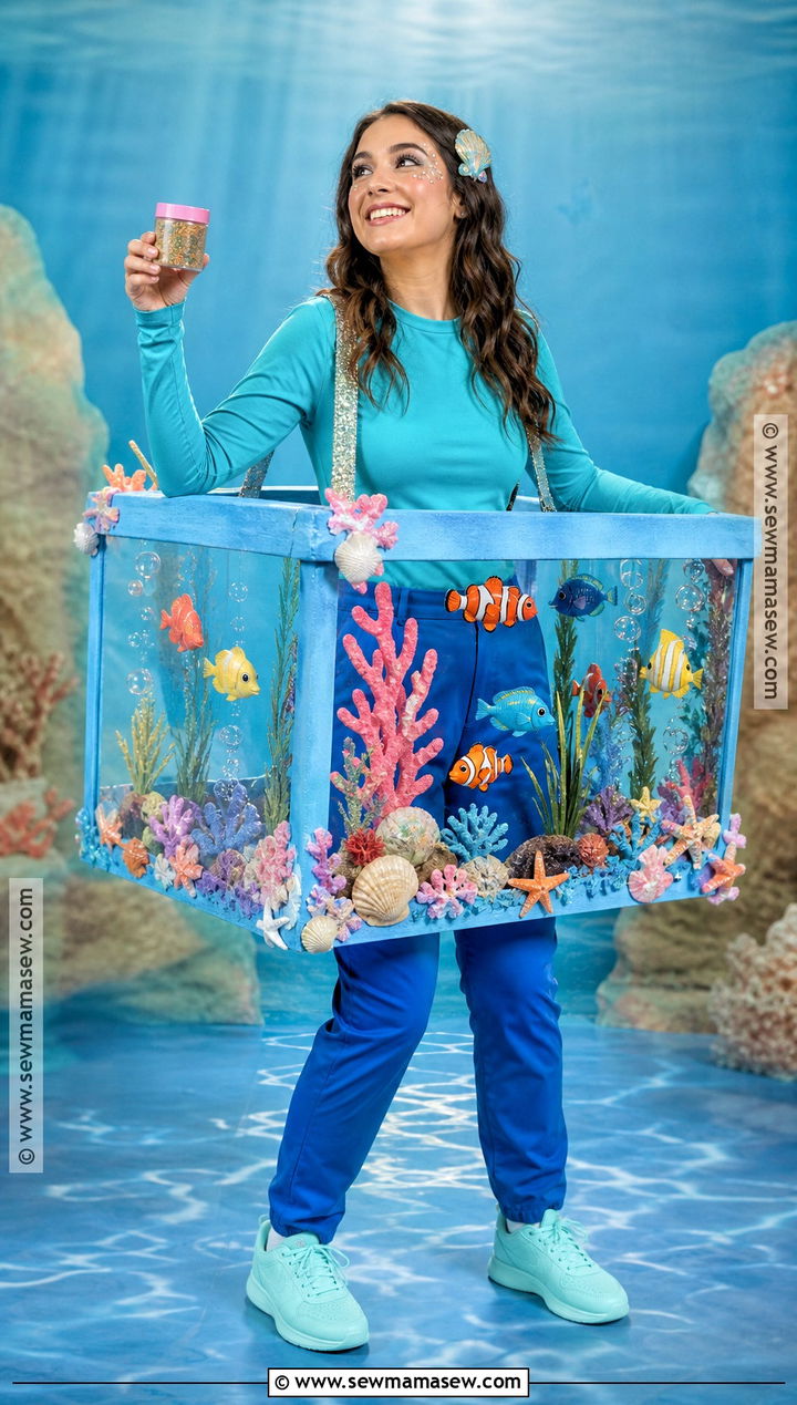 Walking Aquarium Costume - 40 non basic halloween costumes
