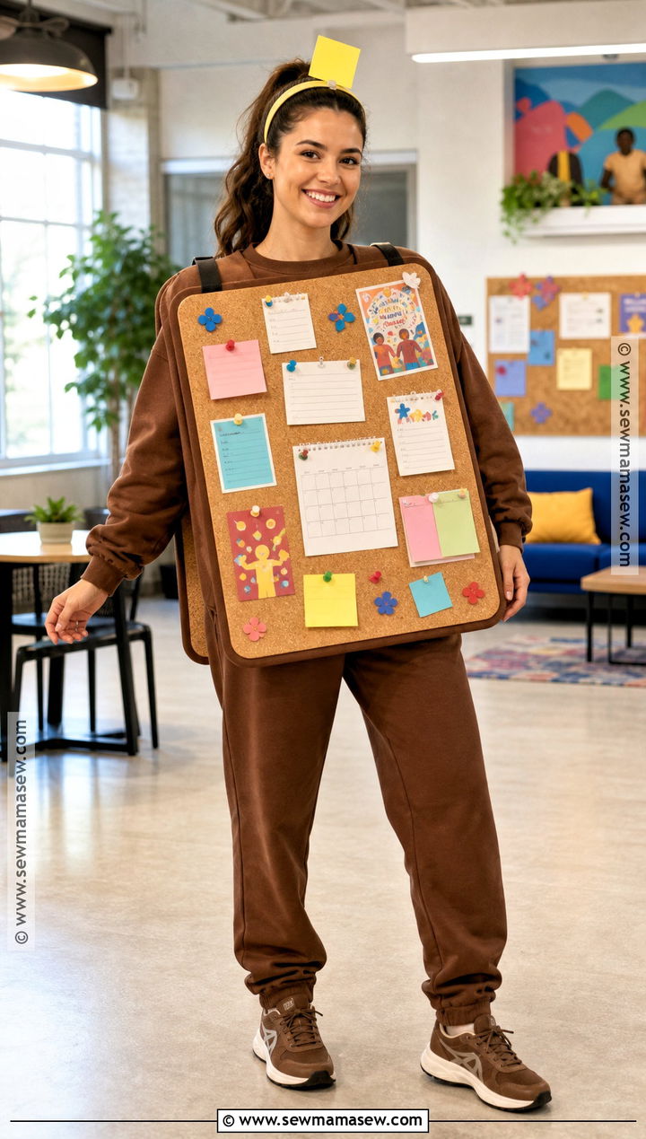 Walking Bulletin Board Costume - 30 original costume ideas