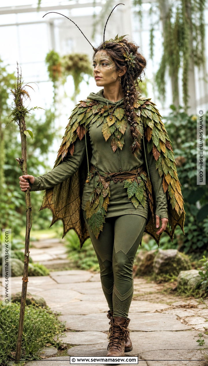 Walking Leaf Costume - 35 bug costume ideas