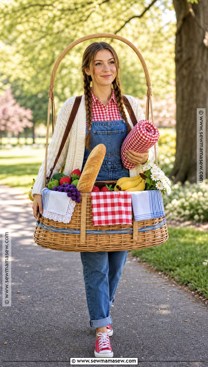 Walking Picnic Basket Costume - 30 cute unique halloween costumes