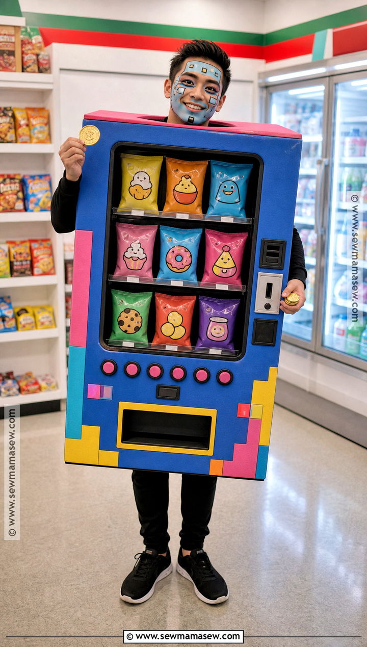 Walking Vending Machine Costume - 40 unique costumes