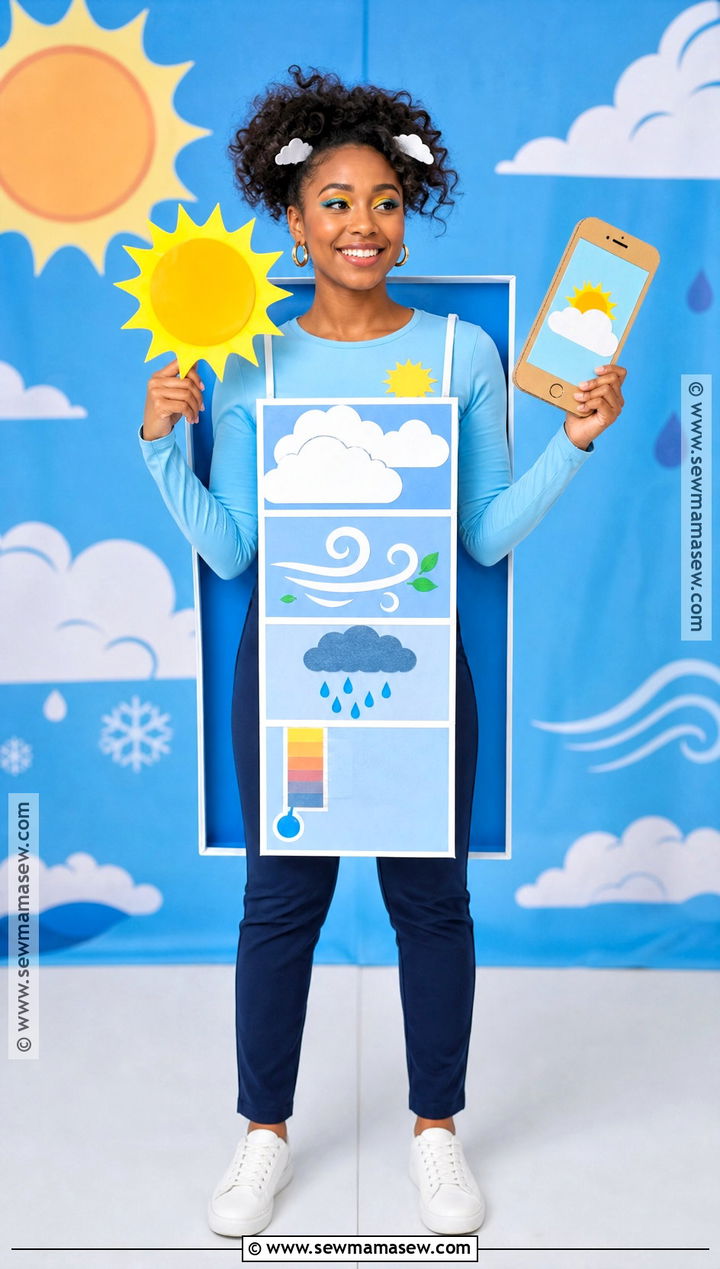 Walking Weather App Costume - 40 original halloween costumes