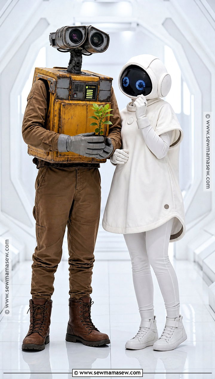 Wall E And Eve Couple Costume - 40 disney couple costumes