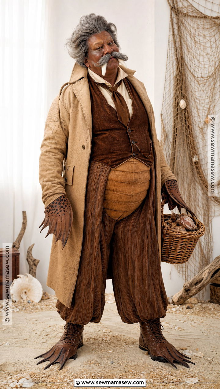 Walrus Costume With Brown Vest - 35 alice in wonderland costume ideas