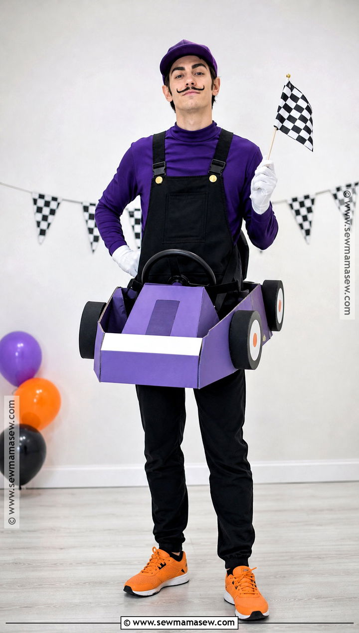 Waluigi Mario Kart Costume - 35 mario kart costumes