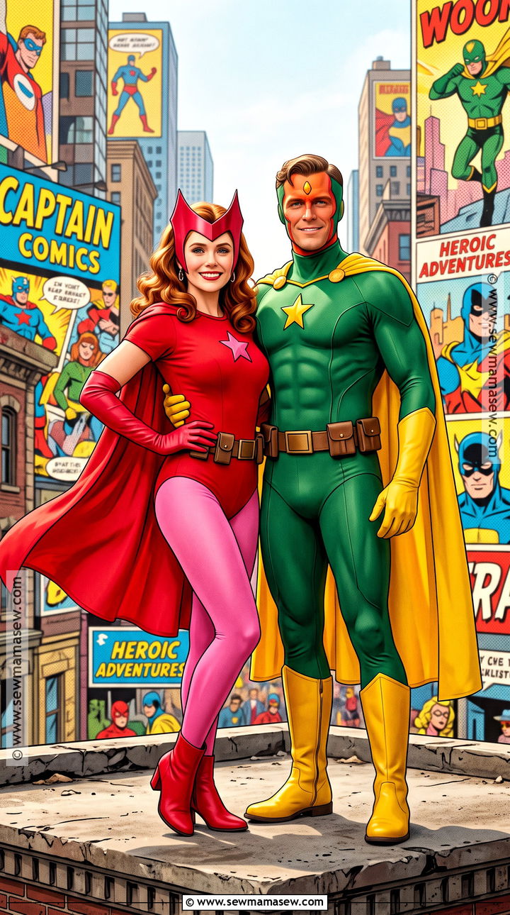 Wanda And Vision Couple Costume - 40 iconic halloween costumes for couples