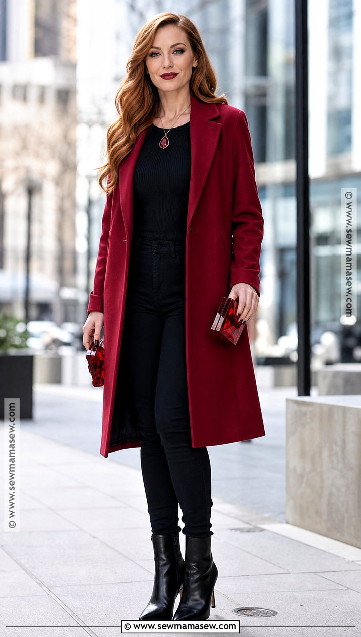 Wanda Maximoff Cosplay With Red Coat - 35 simple cosplay ideas