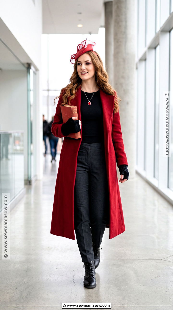 Wanda Maximoff Cosplay With Red Coat - 35 Last Minute Cosplay Ideas